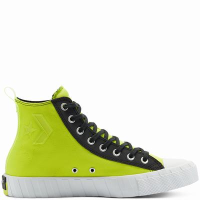 Converse Hi-Vis Not A Chuck - Miesten Matalavartiset Tennarit - Sitruuna/Mustat